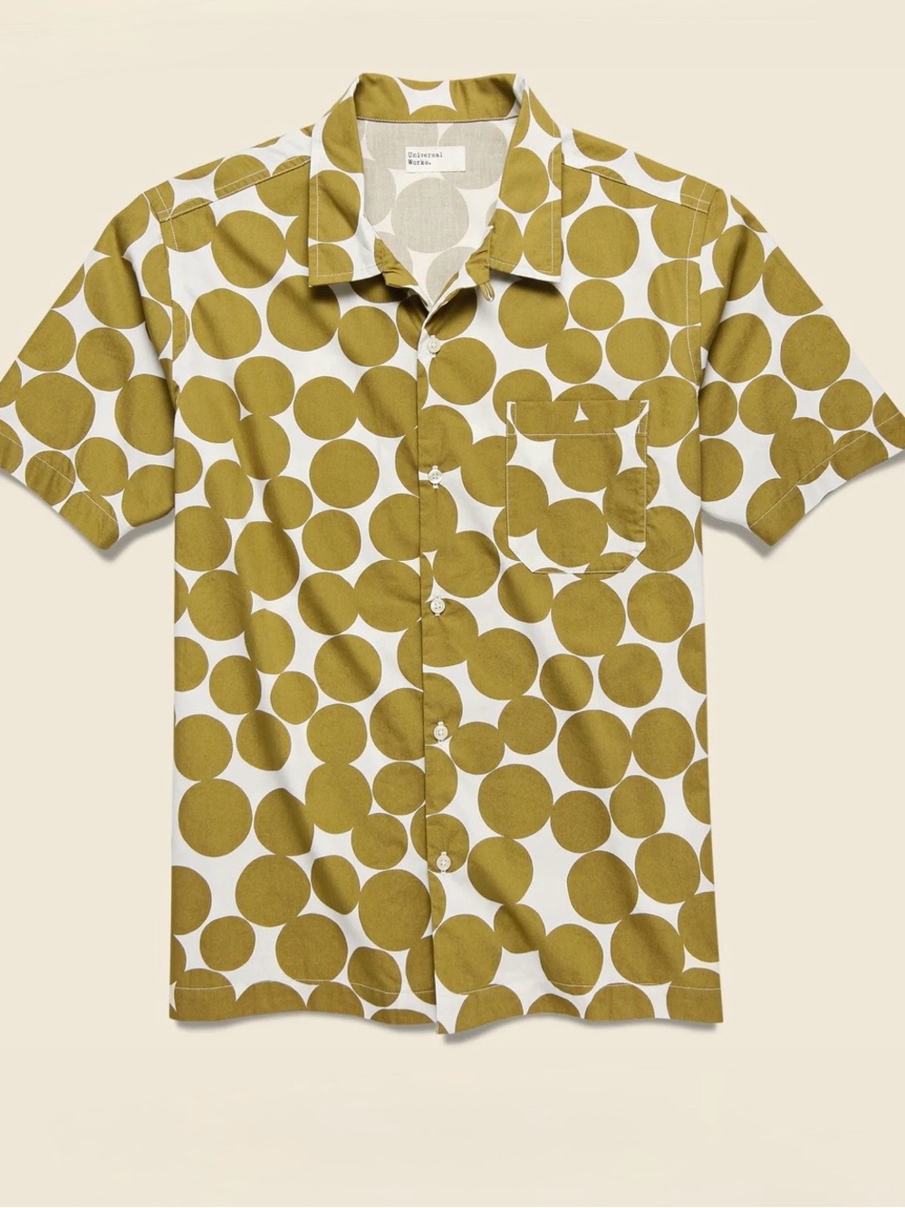 Universal Works -  Short Sleeve Button-Down Shirt Size L